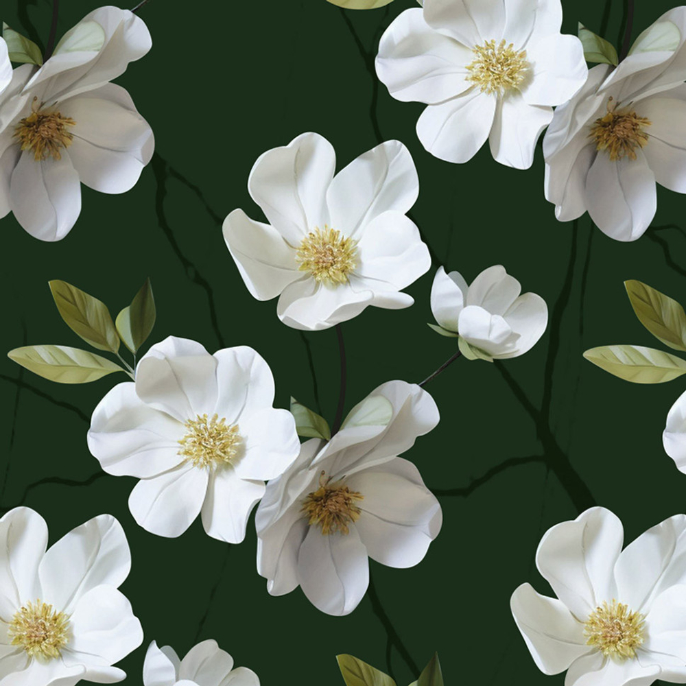 Бумага В листах 10 шт "Цветы и листья" 70 х 70 см (Микс)