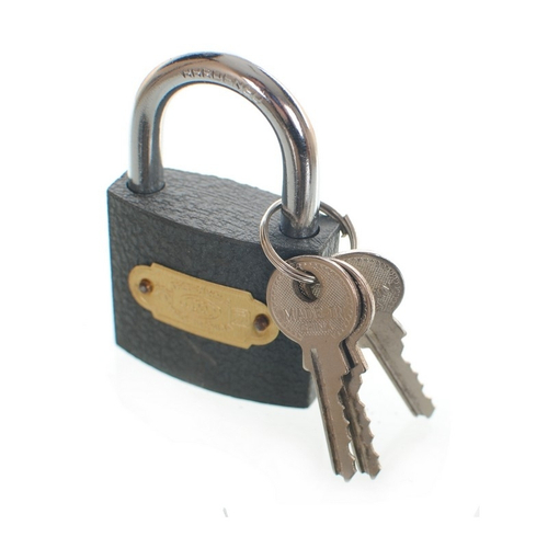 Замок навесной серый 63мм