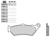 Brembo Колодки тормозные 07BB03SA (1 суппорт)