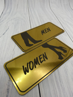 Табличка на туалет (пара М+Ж)