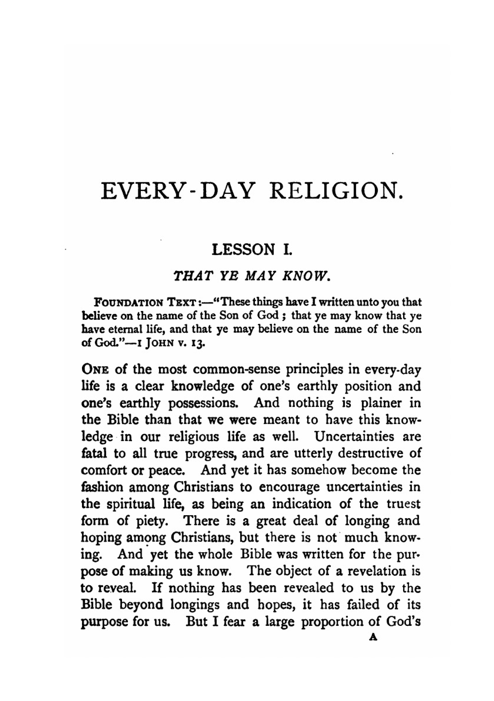 Every-day religion. Or, The common-sense teaching of the Bible | H.W. Smith
