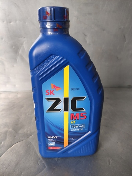 масло моторное 4Т ZIC M5 10-40W полусинтетическое 1л.