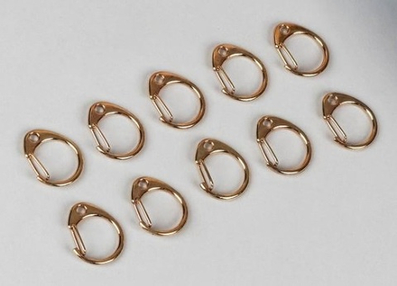 Карабин для сумки золото