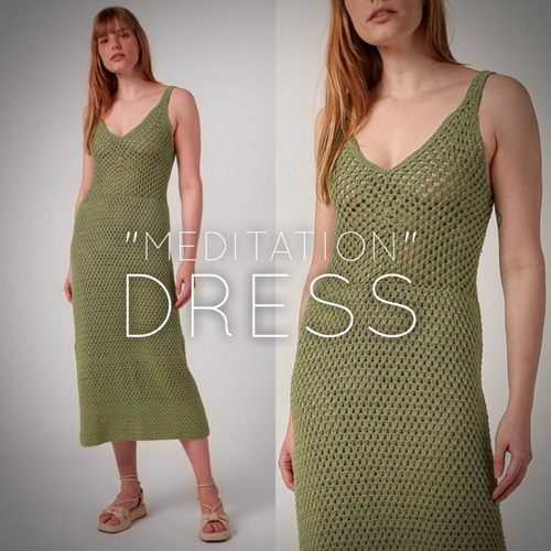 Марафон по вязанию платья крючком "Meditation": 4 подробнейших видео-урока