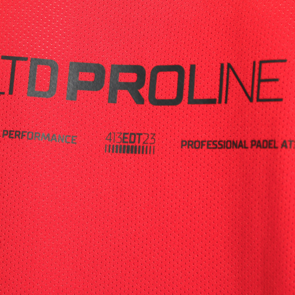 Мужское теннисное поло Bullpadel Odeon T-Shirt Men - Red