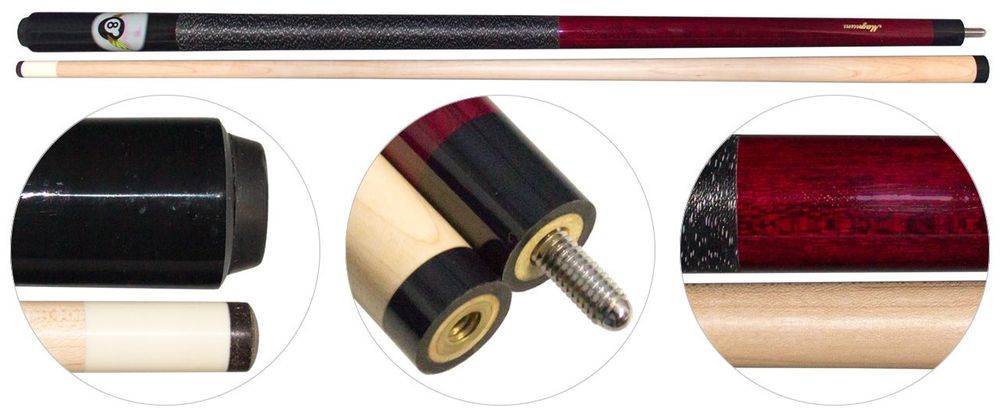 Кий для пула 2-pc "Magnum Classic" (красный)