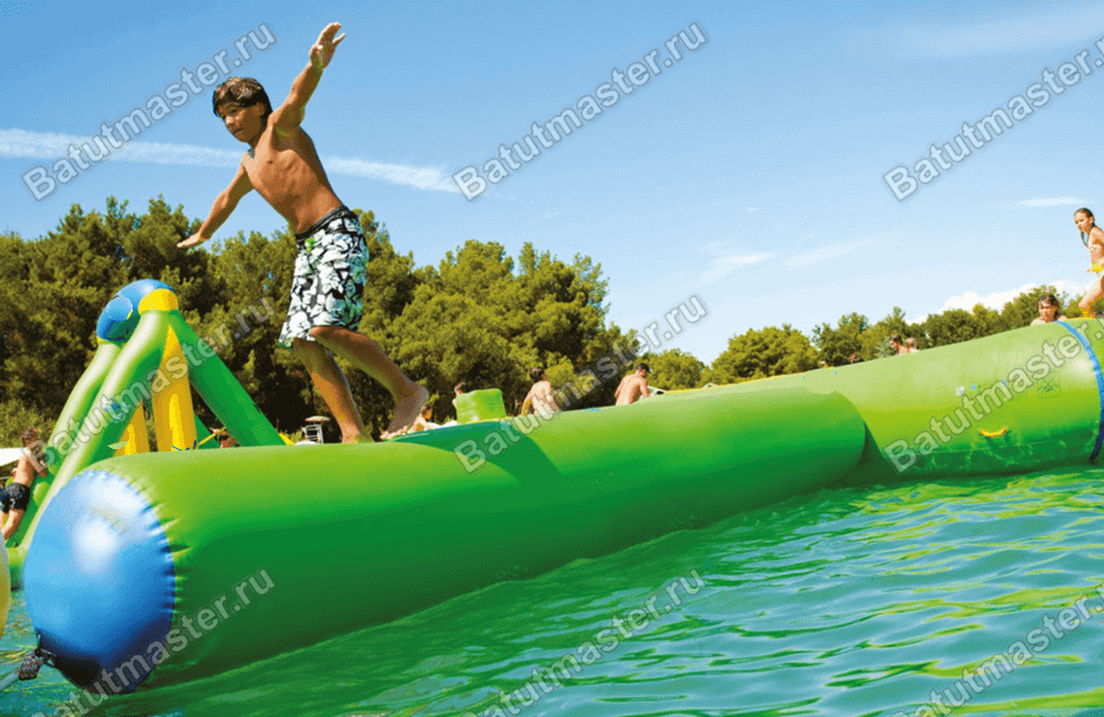 Элемент аквапарка «Буй» материал ПВХ 0,9 мм/1100 гр. м, размеры 6×0,68×0,68 м