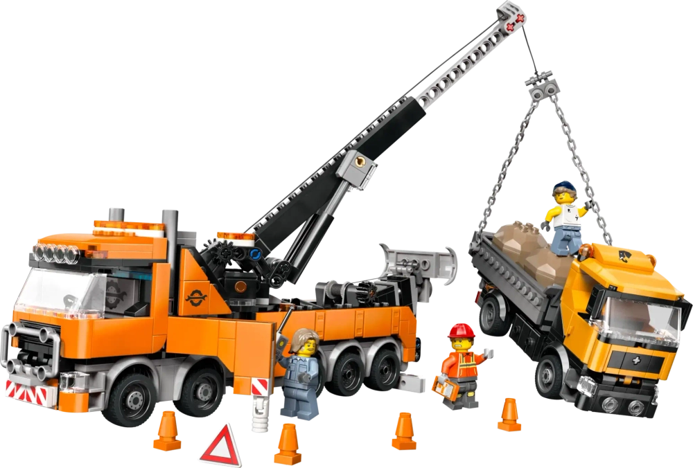 Конструктор LEGO City 60467 Тяжелый эвакуатор-утилизатор с краном