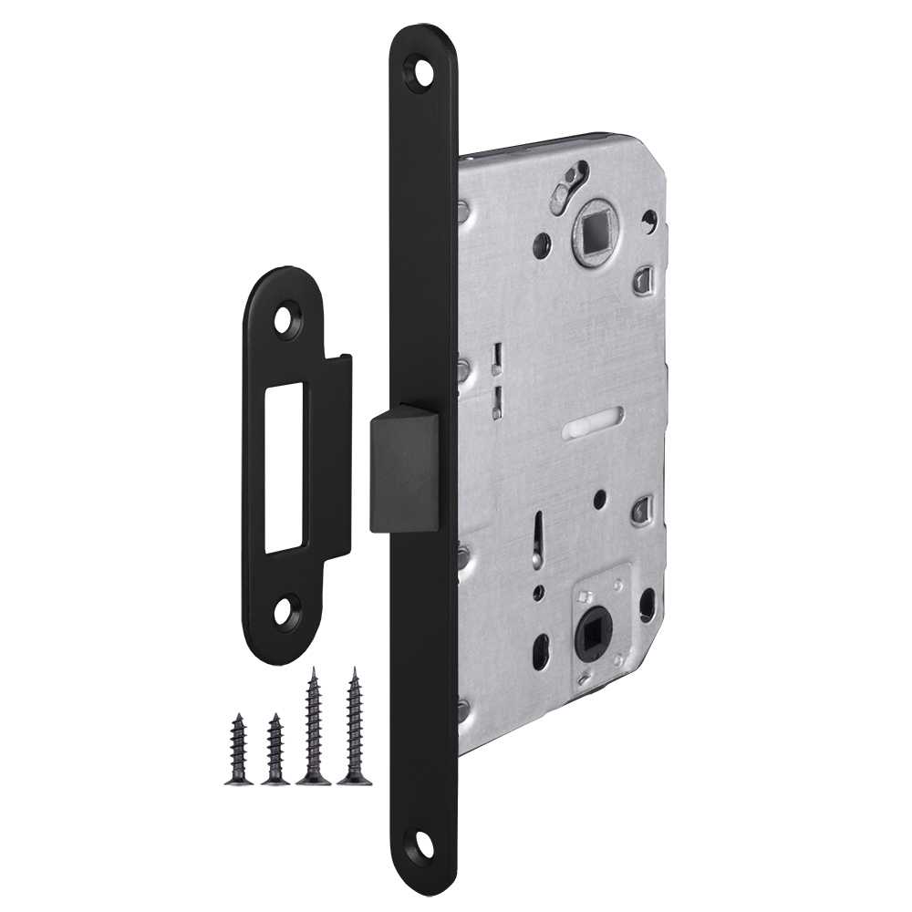 Защелка врезная PLASTLP96WC-50 BL черный