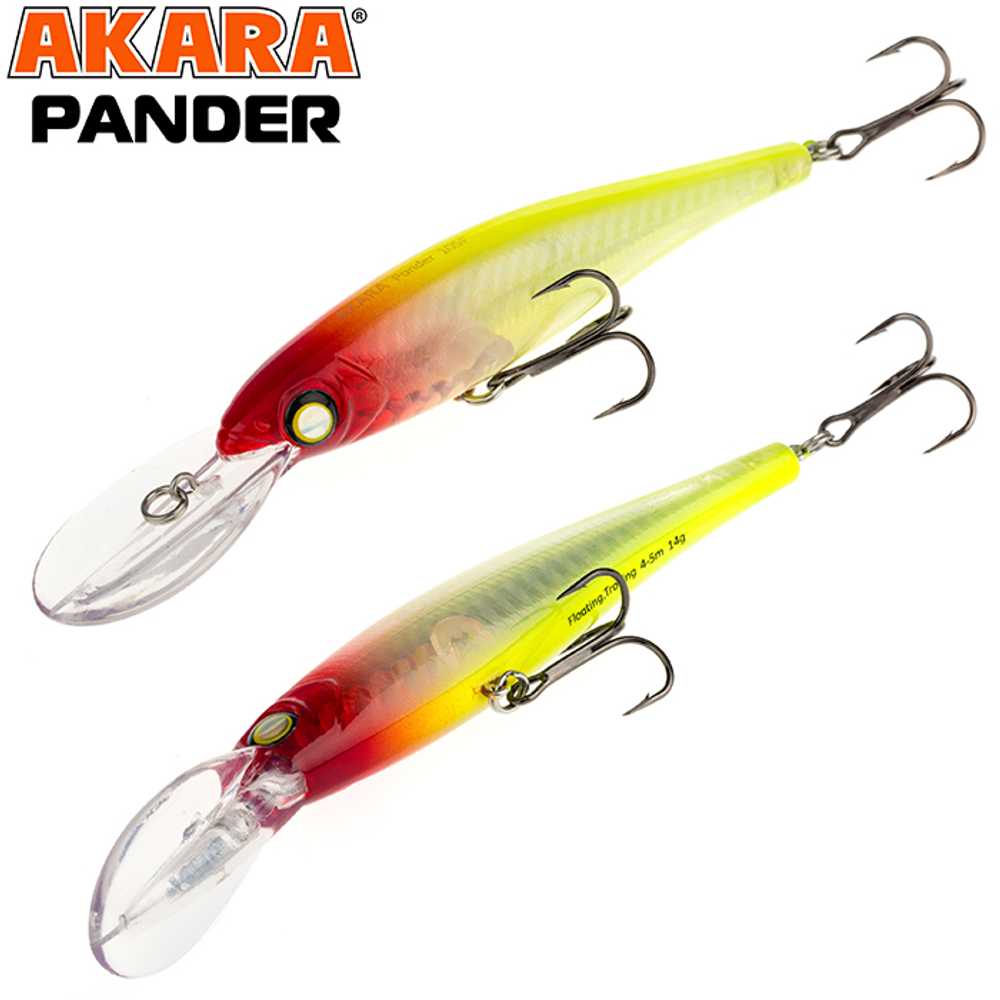 Воблер Akara Pander 105F 14 гр. (1/2 oz 4,1 in) A51