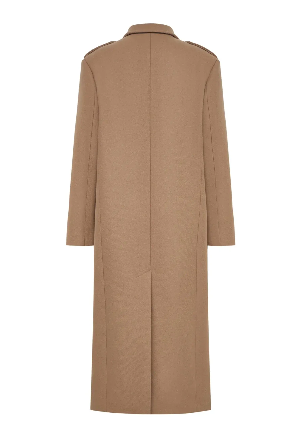 Пальто прямое, Бежевый