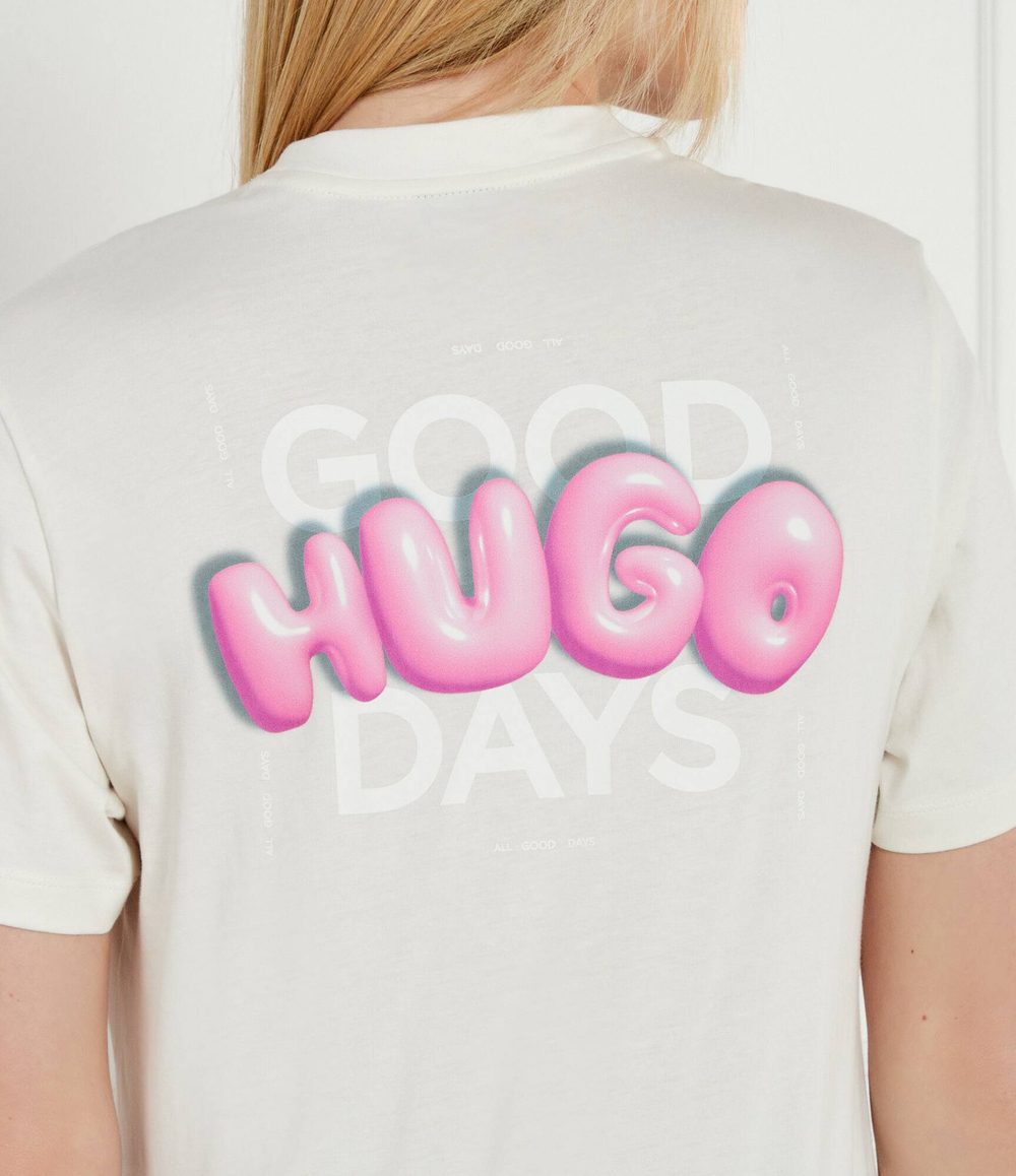 Футболка Hugo Blue - экрю(50537239)