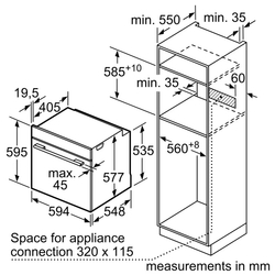 Электрический духовой шкаф Bosch HBG7741B1
