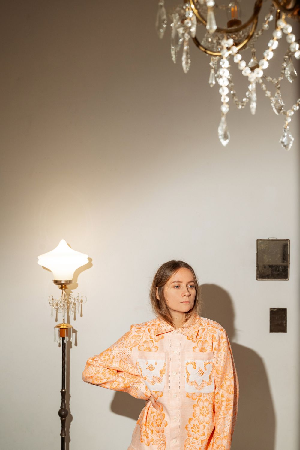 Рубашка Soeurs Спасибо Анастасия 1 оранжевая