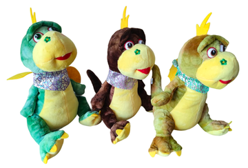 Интерактивная мягкая игрушка " Дракончик с крыльями " , 26 см