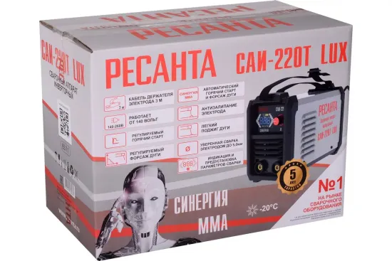 Сварочный инвертор "РЕСАНТА" САИ-220Т LUX
