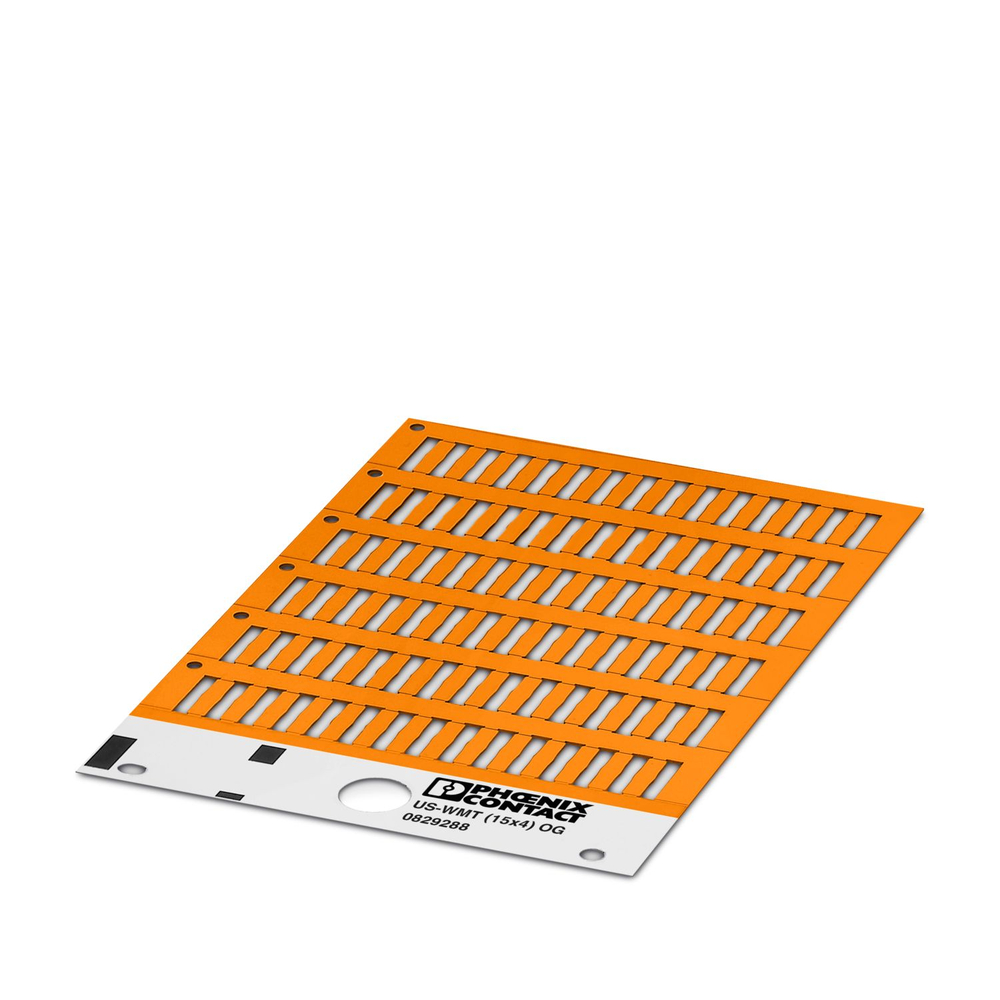 0829288 - US-WMT (15X4) OG - Держатель маркировки кабеля