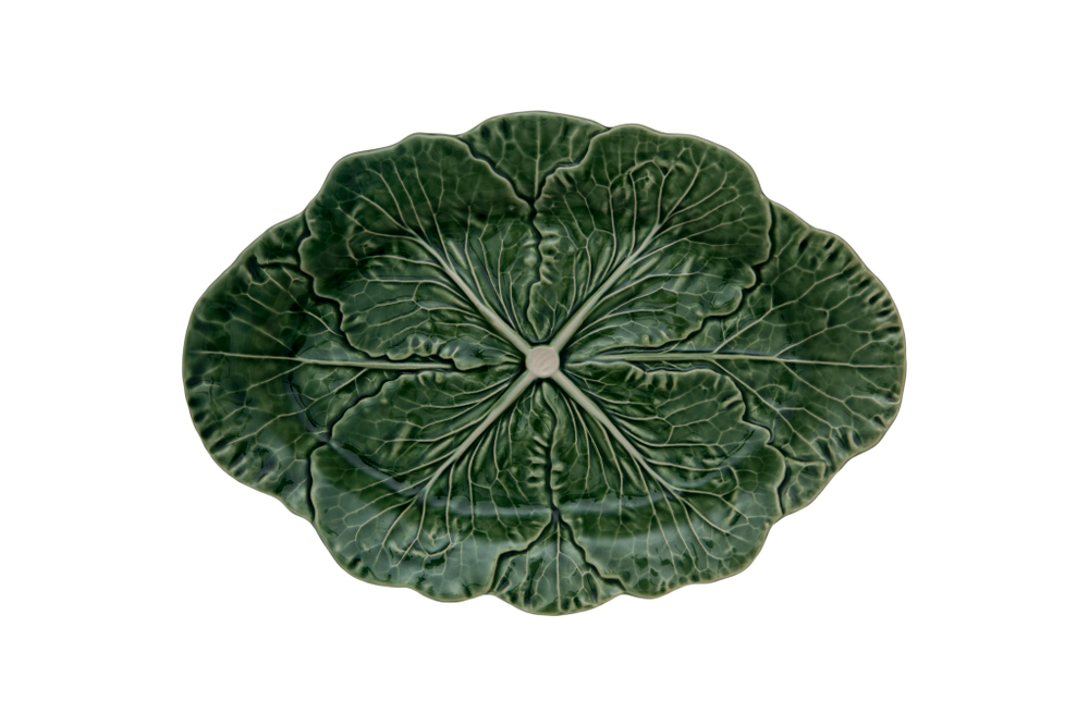 Блюдо овальное Bordallo Pinheiro Cabbage (37.5 см)