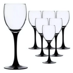 Набор фужеров для вина 6шт 250мл «Домино» H8169