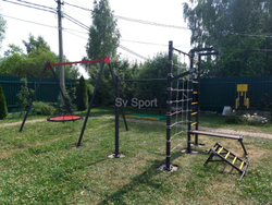 Монтаж уличных качелей Sv Sport