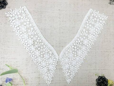 Воротник, р. 29,5х8 см, молочный