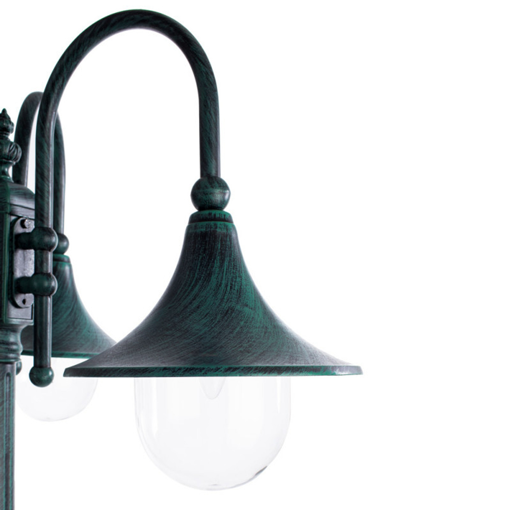 Уличный наземный высокий светильник Arte Lamp A1086PA-3BG