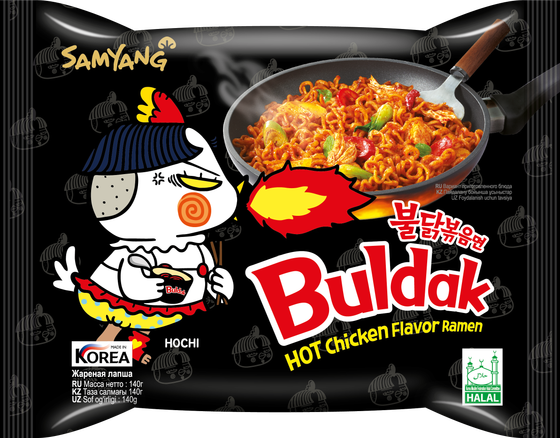 Лапша быстрого приготовления "SAMYANG" вкус жгучей курицы.ориг.140гр (40шт) пакет
