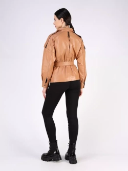 Кожаная куртка осенняя