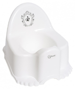 Горшок детский RANT "Royal Baby" муз. (white-белый)