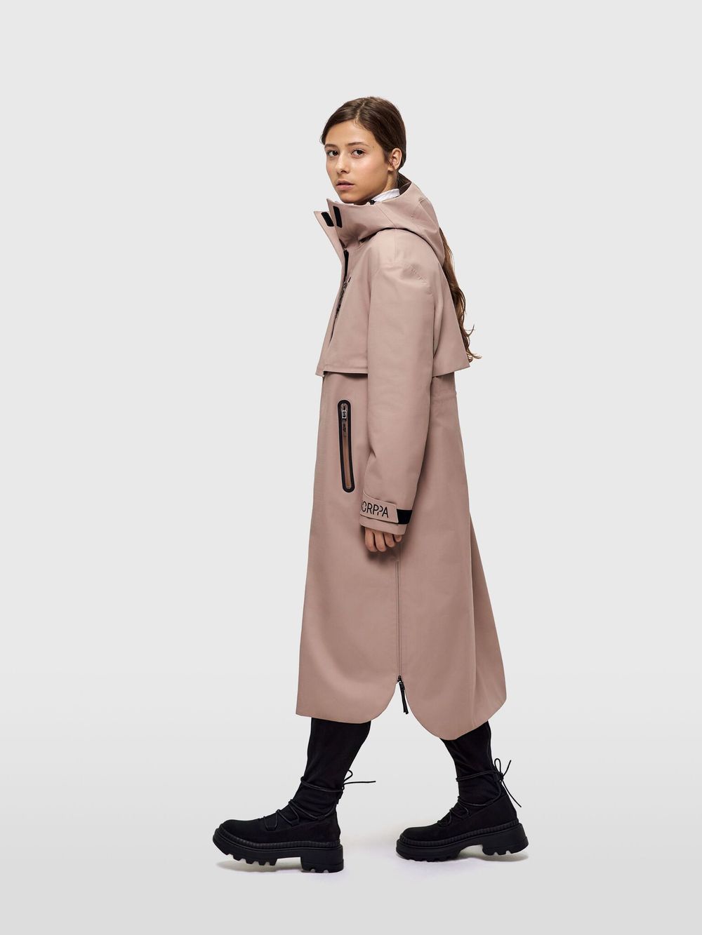 Плащ для девушки Kinerma тауп