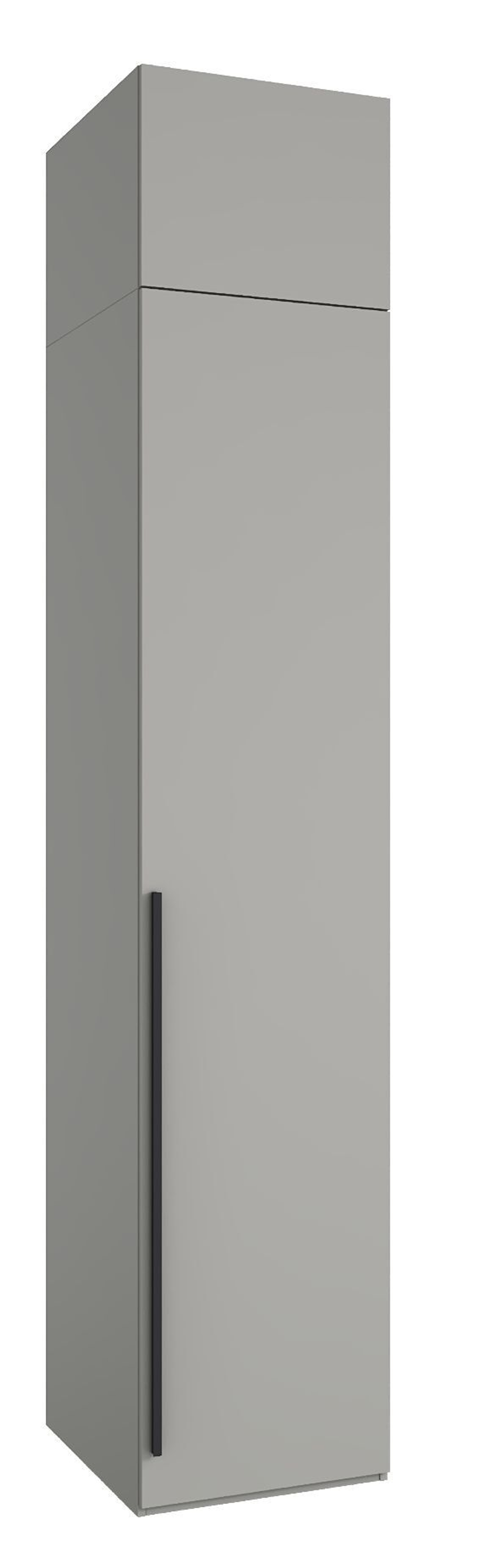 Антресоль на 1 дверный шкаф Сиэтл, серая