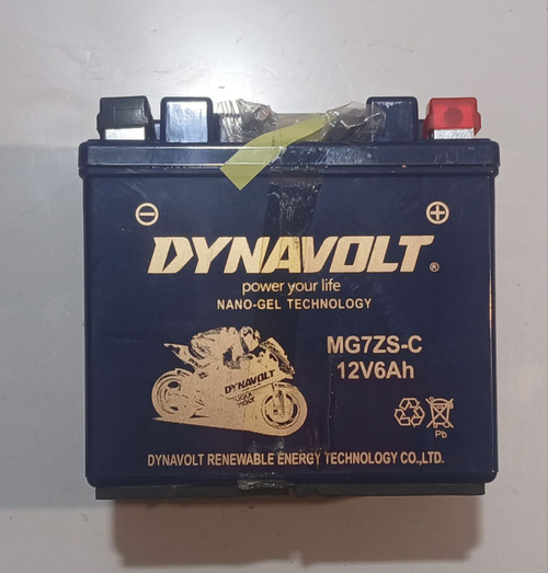 АКБ DYNAVOLT 12V 6AH мотоцикл KAYO K1 250 MX