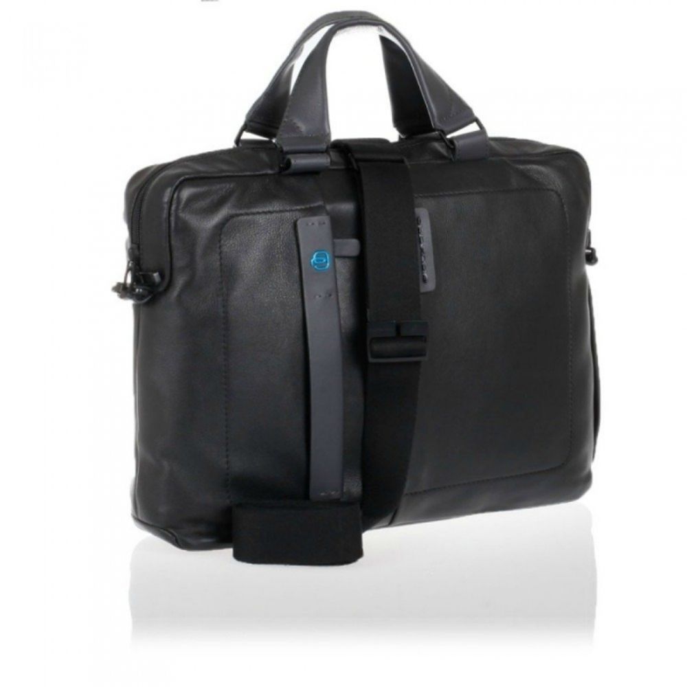 Сумка мужская Piquadro Pulse черный телячья кожа (CA1903P15/N)