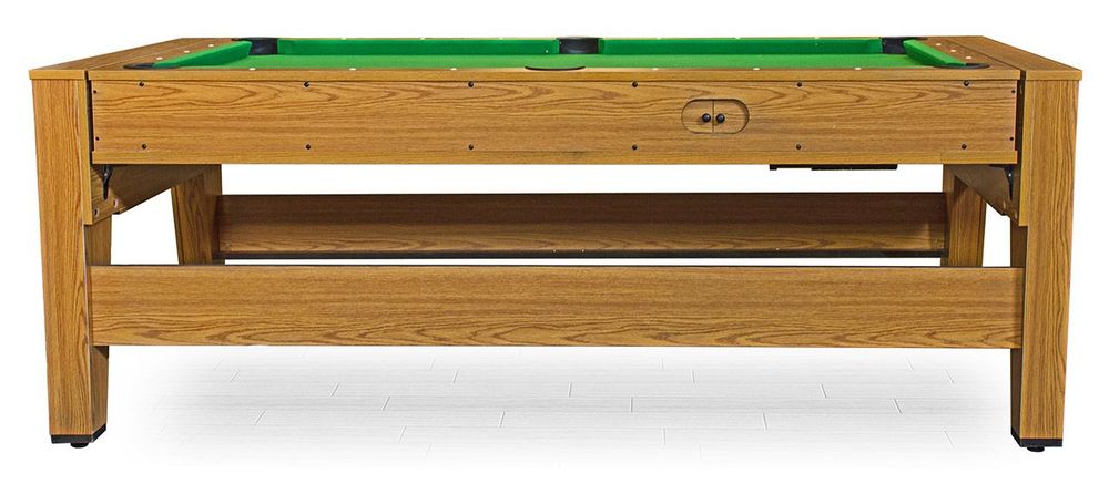 Игровой стол - трансформер (бильярд, аэрохоккей, настольный теннис) "Twister" (дуб)_D