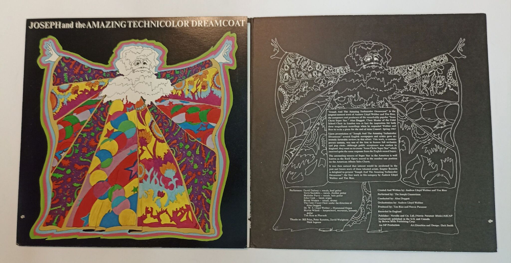 Винтажная виниловая пластинка LP Joseph And The Amazing Technicolor Dreamcoat (USA 1971)