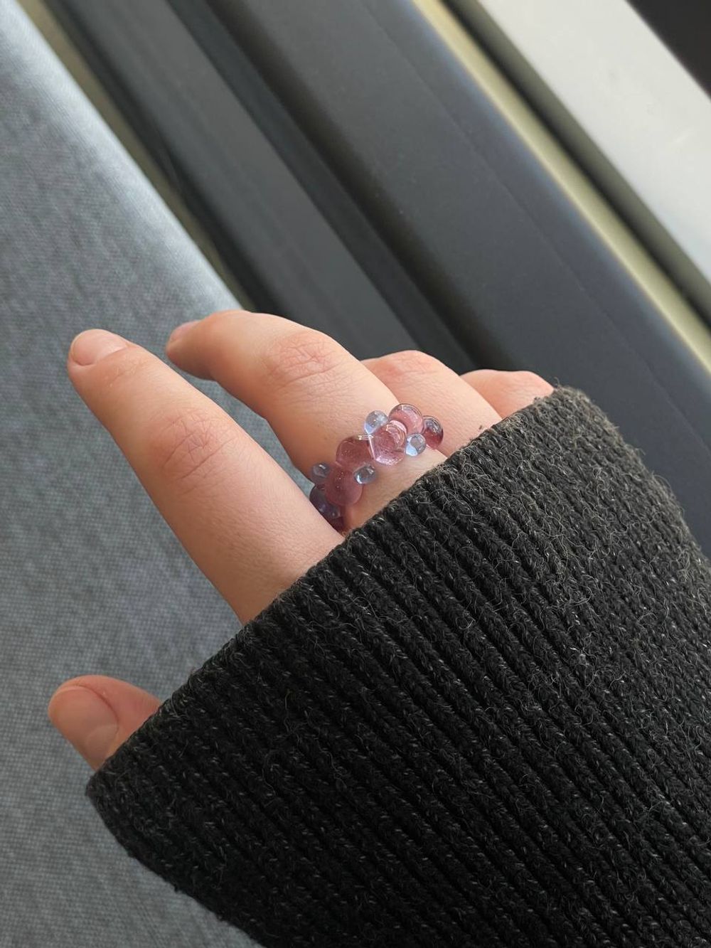 Кольцо Bubble, стекло