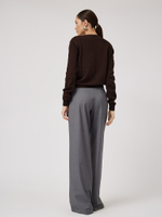 Брюки широкие со складками