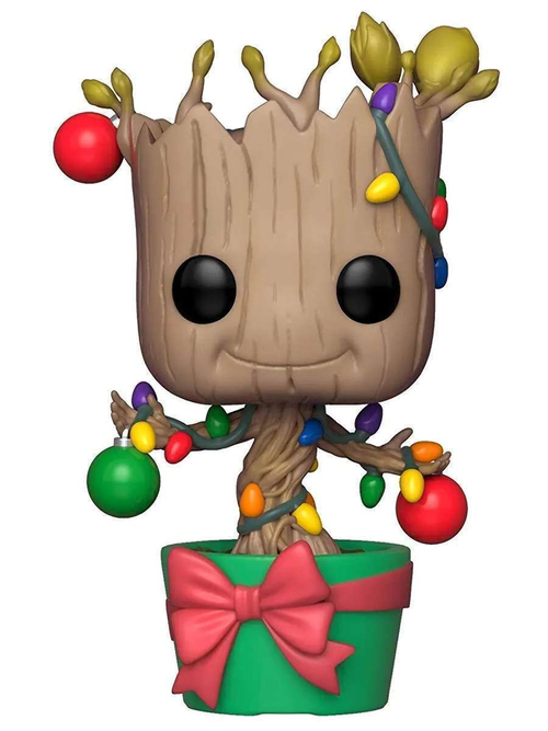 Фигурка Funko POP! Bobble Marvel Holiday Groot w/ Lights & Ornaments (399) 33982