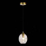 SL1188.303.01 Подвес ST-Luce Латунь/Коньячный E14 1*40W