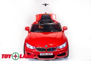 Детский электромобиль Toyland BMW 3 красный