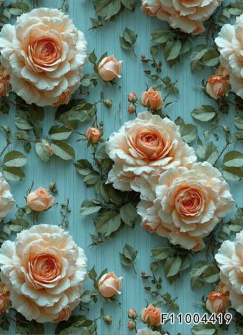 ПРЕДЗАКАЗ, ЧАЙНАЯ РОЗА, 3D - 100% хлопок