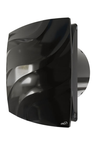 Вентилятор накладной WAVE D120 Black classic ERA