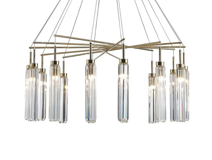 Подвесная люстра Newport 4524+10/S gold М0068063