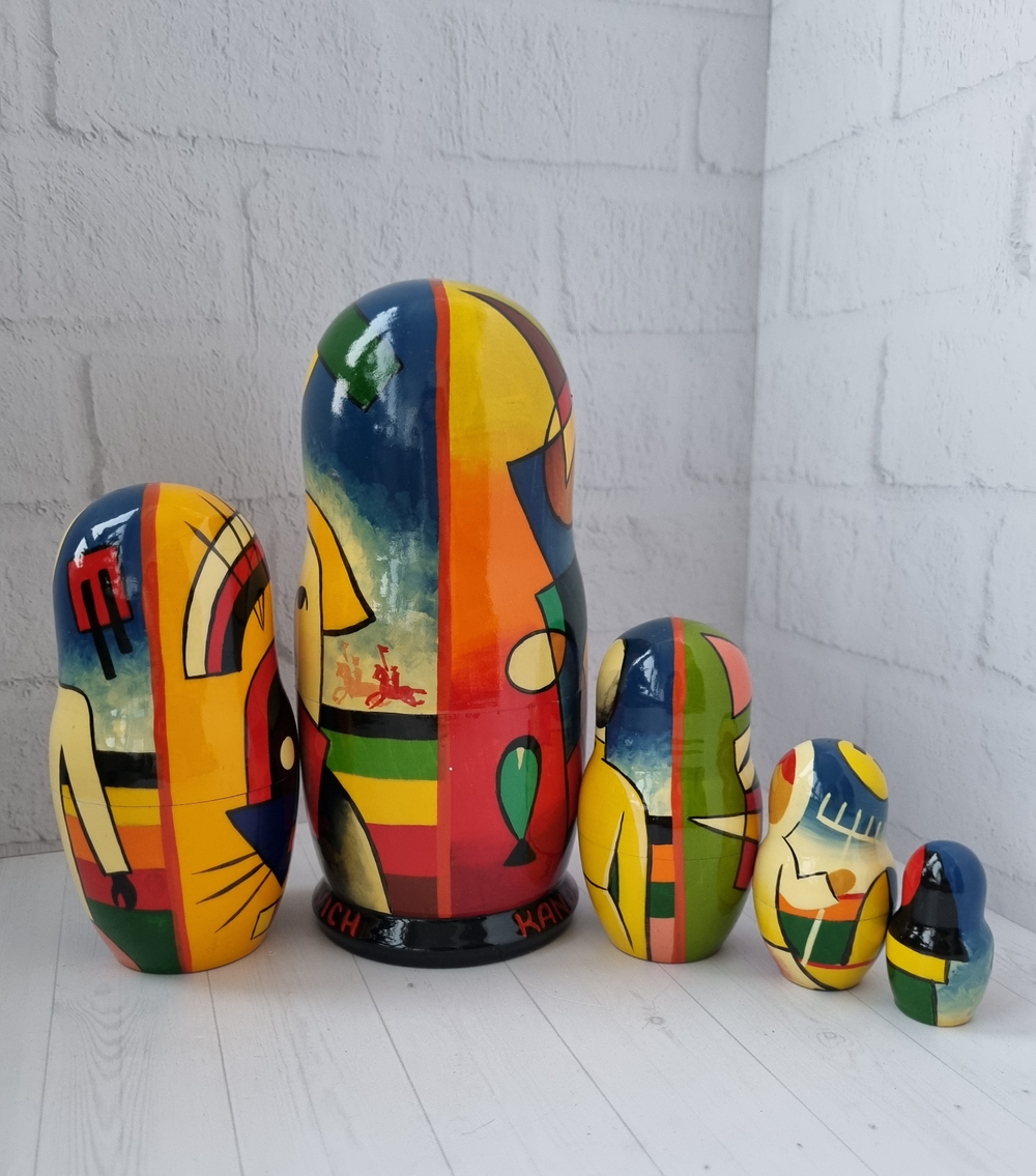 Матрёшка 5м 18см Малевич-Кандинский