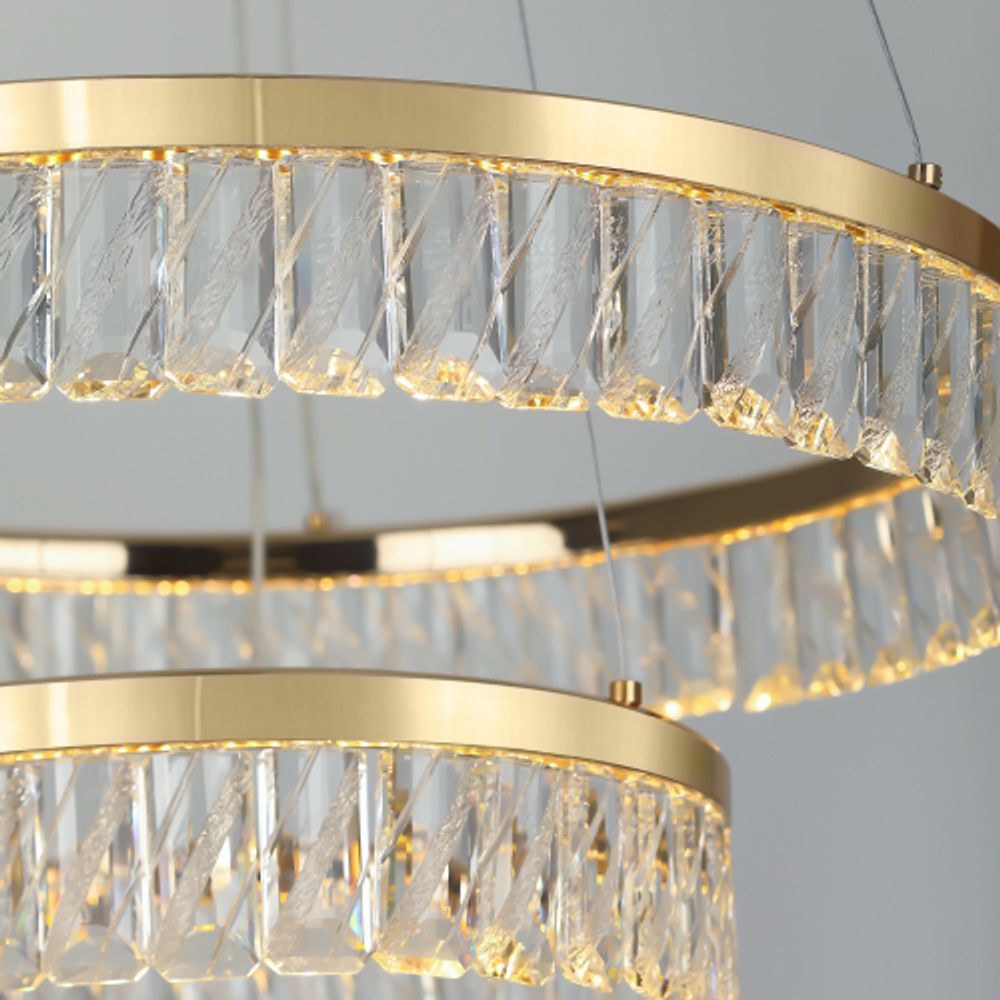 Люстра Rivoli Erika 6131-105 светодиодная LED 68 Вт 3000 K дизайн