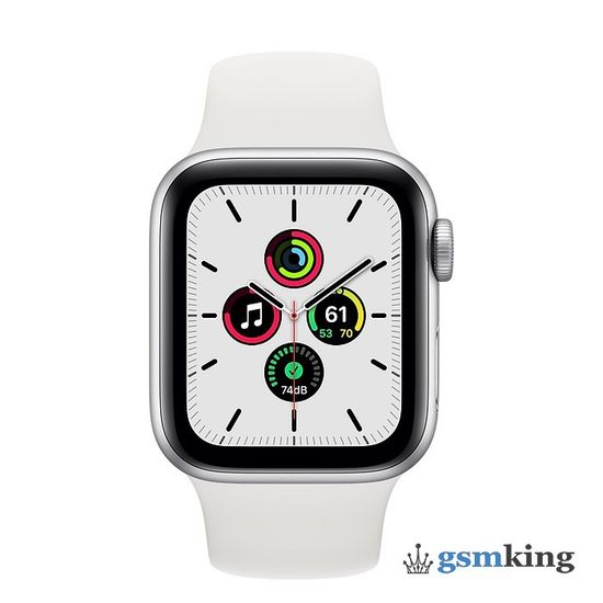 Apple Watch SE 2020 GPS 40mm Aluminum Case with Sport Band White MYDM2RU/A