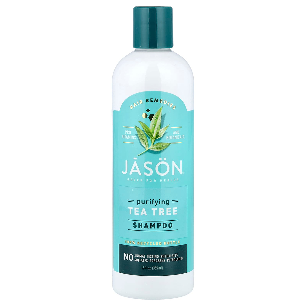 Jason Natural, Hair Remedies, очищающий шампунь с чайным деревом, 355 мл (12 жидк. унц.)