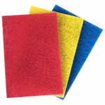 Губки-салфетки АБРАЗИВНЫЕ 130×90×5 мм, КОМПЛЕКТ 3 шт., от стойких загрязнений, LAIMA, К6013, 601564