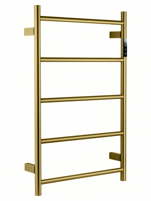 Полотенцесушитель электрический WONZON & WOGHAND BONN, Брашированное золото (WW-AL405-BG)