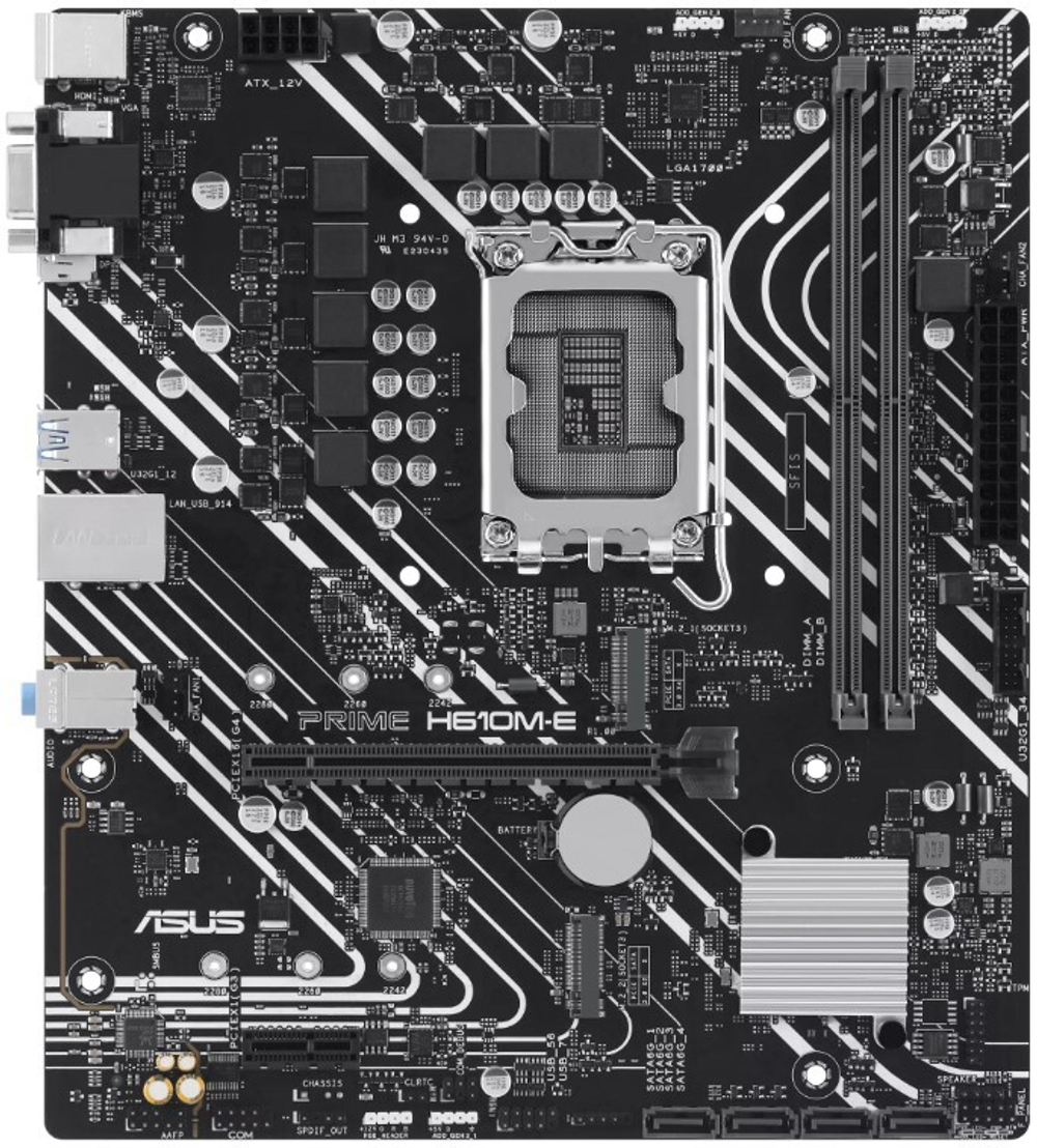 Материнская плата mATX ASUS PRIME H610M-E-CSM